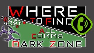 Where To Find ALL Dark Zone Comms | The Division 2 | PurePrime