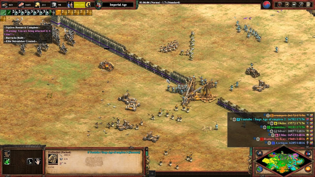 AOE2DE War Wagons + Siege Elephants Masterpiece 4vs4 Arena ft Okito,Crumpet YouTube