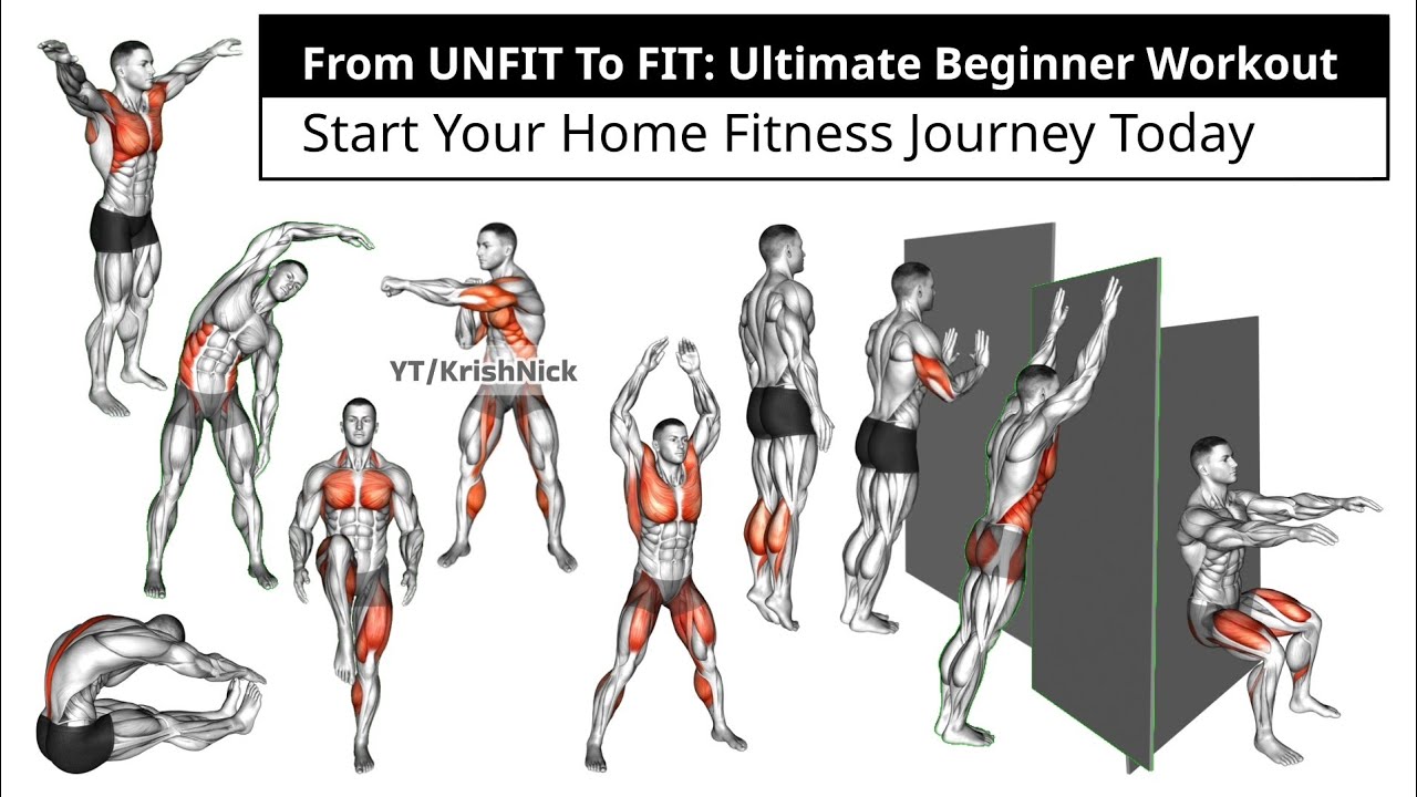 From UNFIT To FIT: Ultimate Beginner Workout | Start Your Home Fitness Journey Today
