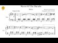 Waves of the danube by ion ivanovici piano solosheets