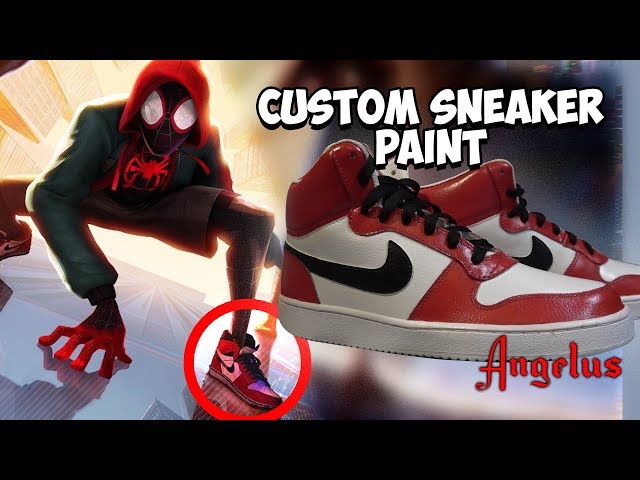 Custom Into the Spiderverse Air Jordan Retro 1 High OG x Off-White x  Miles Morales Spiderman — Q's Custom Sneakers