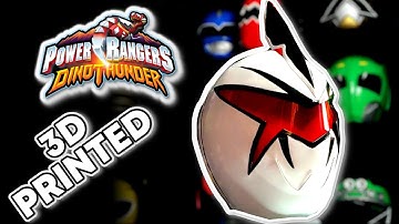 3D Printing & Finishing a Power Rangers Dino Thunder White Ranger Helmet