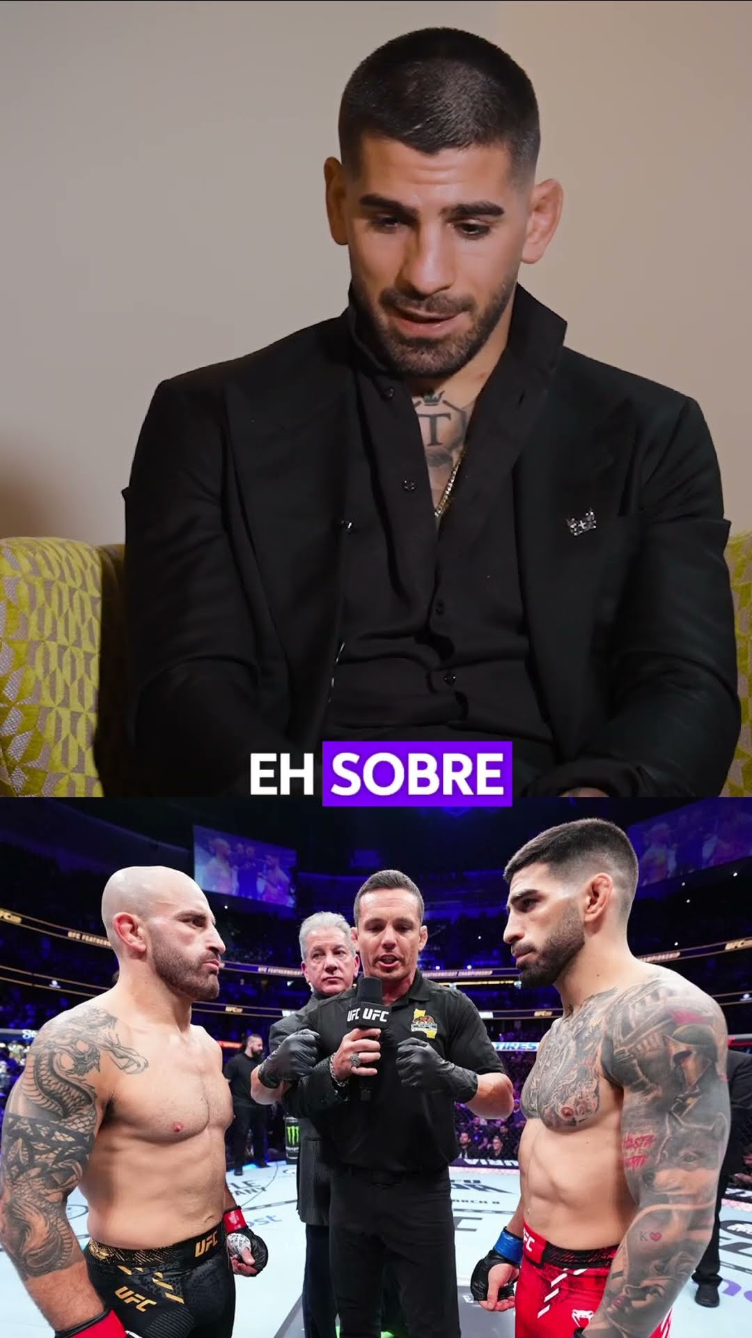 Ilia Topuria: “Volkanovski es un poco sinvergüenza” #ufcespanol #mma #iliatopuria
