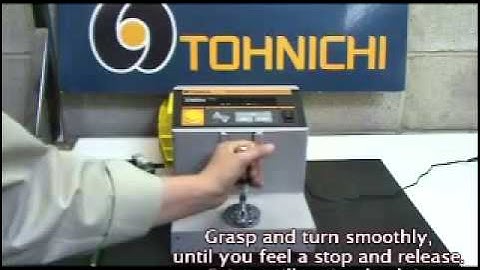 Tohnichi LTD Torque Screwdriver   YouTube