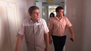 И.о главы Гулькевичского района  А.Шишикин с рабочим визитом посетил детскую поликлинику