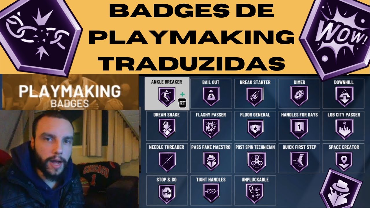 NBA 2K20 TODAS AS BADGES DE PLAYMAKING TRADUZIDAS E EXPLICADAS PT-BR 