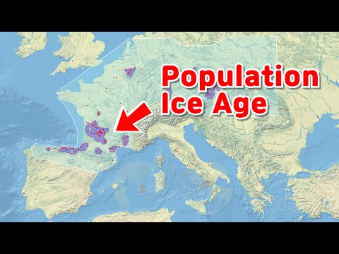 Population of Europe in Ice Age