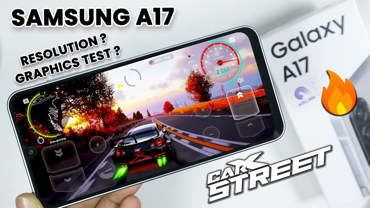 Samsung A17: Тест игры CarX Street Game + Тест графики и FPS 😲