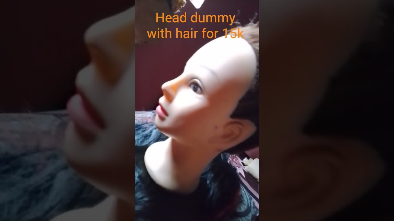 Head Dummy With Hair