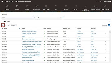 Setting Up Reconciliations for Transaction Matching