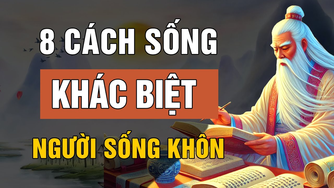 Outline Video 8 Cách Sống Khác Biệt Của Người Khôn | Triết Lý Cuộc Sống | Lời Dạy Cổ Nhân