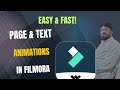 Create Stunning Page & Text Animations in Filmora