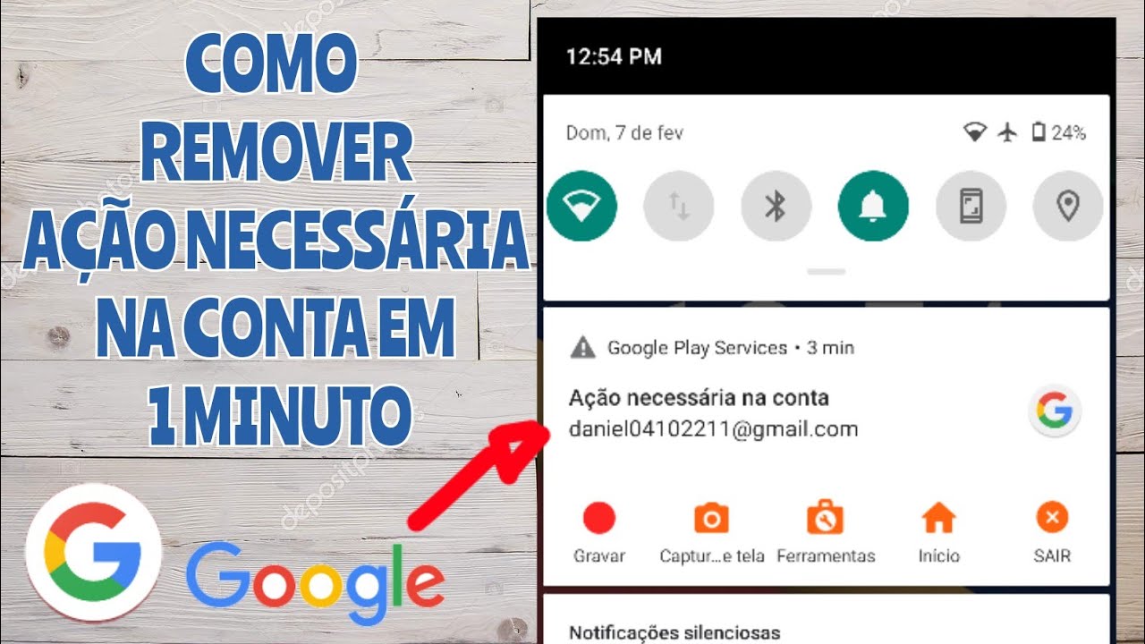 Faltam Informações Sua Ação é Necessária COMO RETIRAR AÇÃO NECESSÁRIA NA CONTA DO GOOGLE MUITO FÁCIL EM 2021