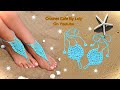 كروشيه خلخال للقدم غرزة الأناناس سهل وسريع جدا مشروع كروشيه مربح Crochet Barefoot Sandal 