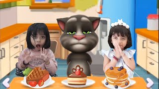 Brishti save her sister from the game,My Talking tom 2 game
