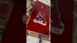 HOUSE DIVIDED 🇺🇸 ALABAMA vs KENTUCKY (Custom Corn Hole Project)  #cornhole #customcornholeboards