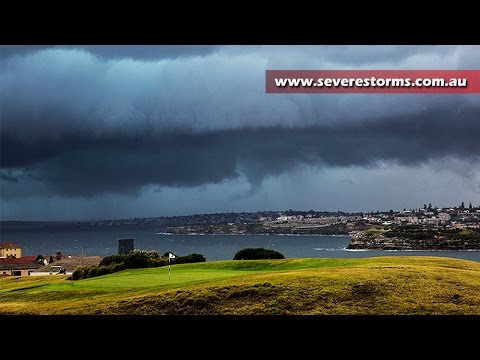 Sydney hit by tornado, severe winds and hail - YouTube