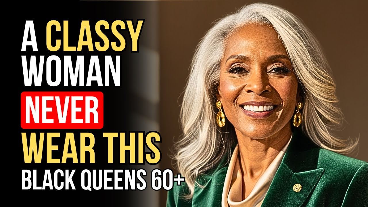 6 Things Elegant Women Never Wear After 60 + What to Choose Instead for Older Black Women Over 60