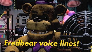 [SFM UCN] Fredbear Voice Lines! ANIMATED