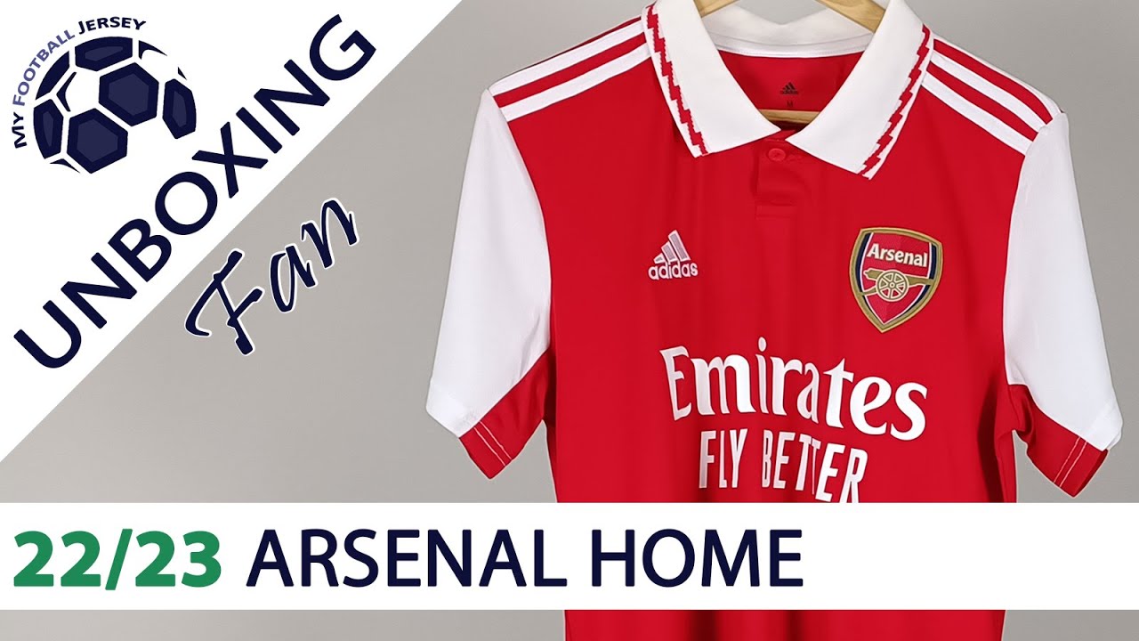 Arsenal Home Jersey 22/23 (JJSport24) Unboxing Review