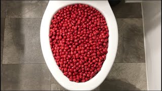 Will it Flush? - Red M&M's