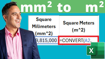 Convert to Square Meters in Microsoft Excel