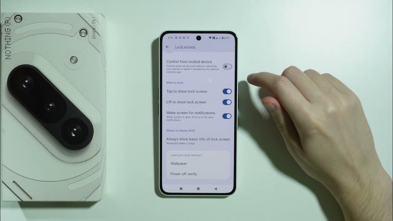 Nothing Phone 3a/3a Pro: How to Fix Tap to Show Always On Display - YouTube