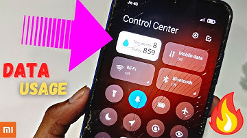 How to See Data Usage in MIUI 12 | Enable Daily Data Usage in Mi Control Center MIUI12 😮😮