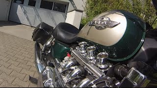 Honda Valkyrie first engine start for season 2016 - pure sound
