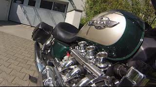 Honda Valkyrie first engine start for season 2016  pure sound