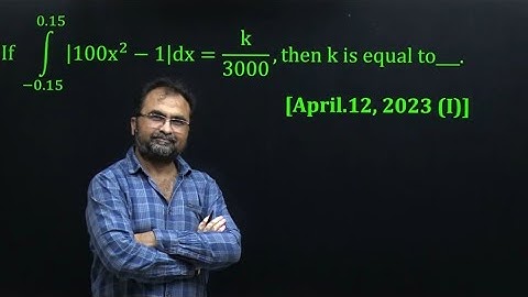 IIT JEE main pyq Definite Integration 12 April 2023 shift 2