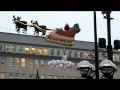 Der fliegende Weihnachtsmann Hamburg 21.11.2011