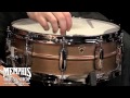 Ludwig 14 x 5 raw copperphonic snare drum lc661