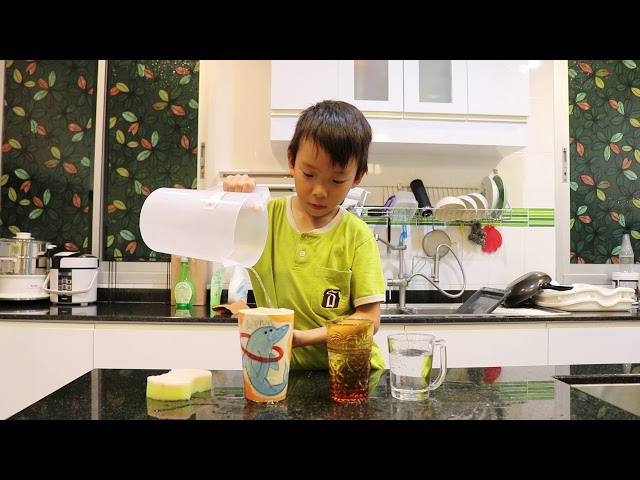 Tonboon ep.27 Glasses / Pitcher / Spill / Clean up / Pour back / Sponge