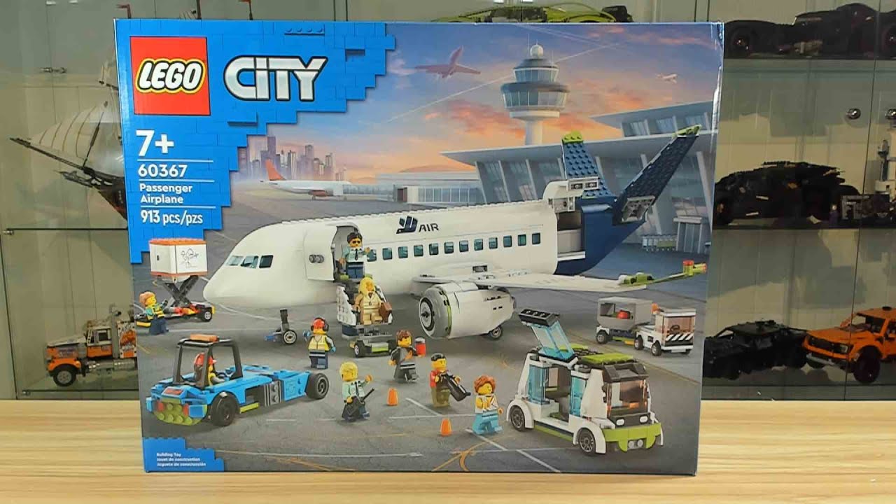 LEGO® City Passenger Airplane 913 Piece Building Set (60367)