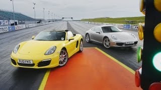 Showdown - 2012 Porsche 911 Carrera (991) vs. 2013 Porsche Boxster S - CAR and DRIVER