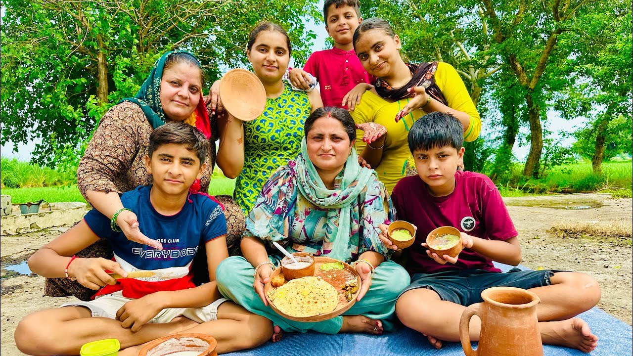 खेत में बनाए आलू प्याज के परांठे ।। अमरूद की चटनी ।। दही बूंदी का रायता ।। Village Life 
