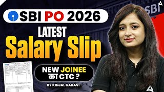 SBI PO 2026 LATEST Salary Slip NEW JOINEE का CTC ? BY KINJAL GADAVI