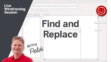 Find and Replace - Wireframing with Balsamiq