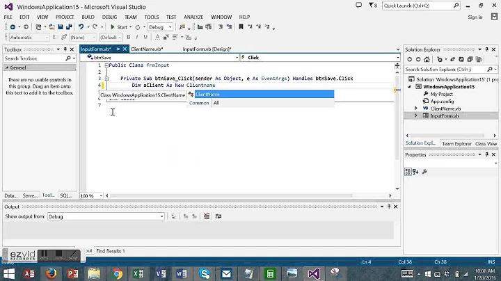 Creating a Class in Visual Basic