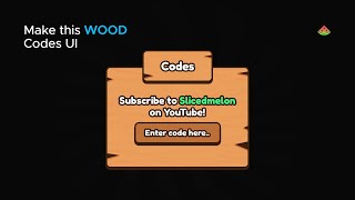 Make this INSANE WOODEN UI for your game!