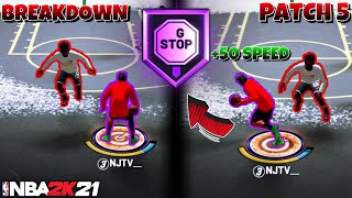 STOP AND GO IS THE MOST OVERPOWERED BADGE IN NBA 2K21 NEXT GEN INSTANT SPEEDBOOST PATCH 5 MUST WATCH