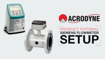 Basic Setup of your Siemens Sitrans F M Flow Meter