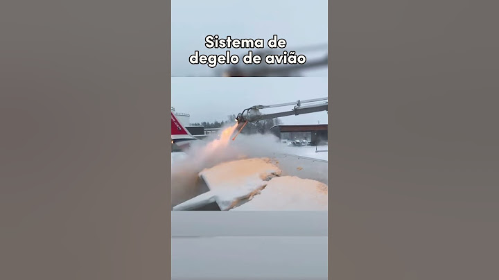 Sistema de degelo de avião ✈️
