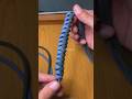 DIY Two-Tone Paracord Braid! 🧶✨ #shorts