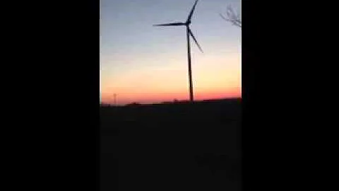 Woman sees wind turbines for the first time and wh...