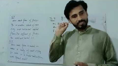 Get 100% in Chapter 3  Numericals of 9th Class Physics with this video 3.9 to 3.10