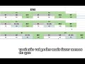 Estrutura de notas no EMI