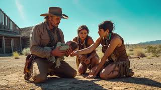 Dying Ranch Widow Sobbing Hands Her Baby to a Cowboy Drifter — What Unfolds Will Shock You