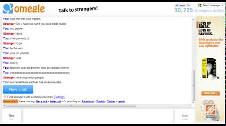 Omegle trolling part 2: the 14 year old perv